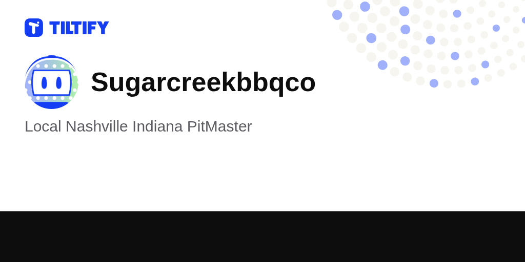 Sugarcreekbbqco on Tiltify