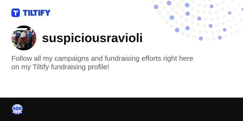 suspiciousravioli on Tiltify